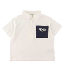 Fendi Polo - Hvid/Navy