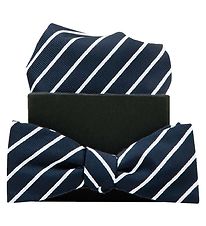 Grunt Butterfly m. Lommetrklde - Mel Stripe - Navy/White