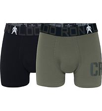 Ronaldo Boxershorts - 2-pak - Bambus -  Sort/Army