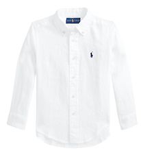 Polo Ralph Lauren Skjorte - Hør - Classics - Hvid