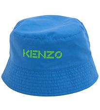 Kenzo Bøllehat - Vendbar - Electric Blue/Grøn