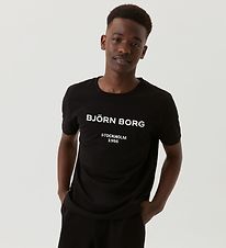 Björn Borg T-Shirt - Borg Logo - Black Beauty