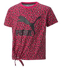 Puma T-shirts - Classic - Beetroot Purple AOP