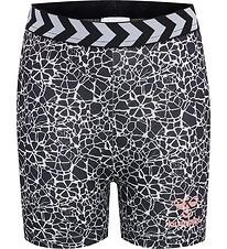 Hummel Shorts - hmlMimmi - Sort/Hvid