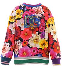 Dolce & Gabbana Sweatshirt - Renaissance - Multifarvet m. Blomst Dolce & Gabbana Sweatshirt - Renaissance - Multifarvet m. Blomst