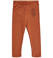 Soft Gallery Leggings - SGBaby Paula - Owl - Bombay Brown