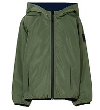 Finger In The Nose Jakke - vendbar - Buckley Wind - Khaki/Navy Finger In The Nose Jakke - vendbar - Buckley Wind - Khaki/Navy