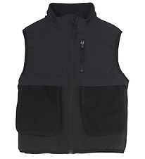Finger In The Nose Vest m. Fleece - Kopter - Ash Black