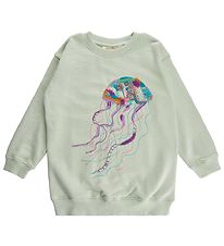 Soft Gallery Sweatshirt - SGGarly Jellyfish - Pale Aqua