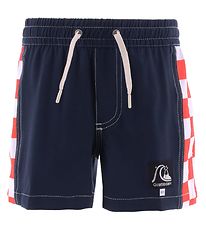 Quiksilver Badeshorts - Arch - Navy/Rd/Hvid