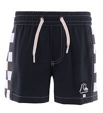 Quiksilver Badeshorts - Arch - Sort/Hvid