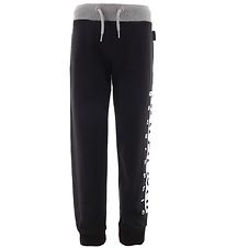 Napapijri Sweatpants - Sort m. Hvid/Gr