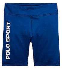 Polo Ralph Lauren Shorts - Polo Sport - Blå m. Print