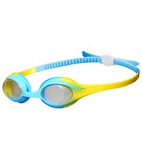 Arena Svømmebriller - Spider Kids - Clear Yellow/Lightblue