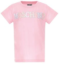 Moschino T-shirt - Lyserød m. Logo