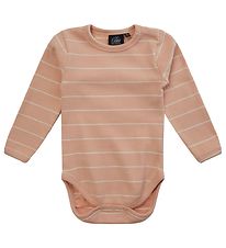 Petit by Sofie Schnoor Body l/ - Stribet - Nougat