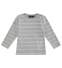 Petit by Sofie Schnoor Bluse - Stribet - Grey Melange