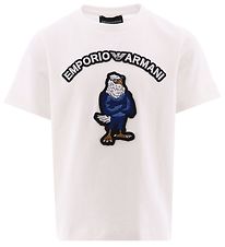 Emporio Armani T-shirt - Hvid m. Ørn