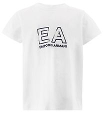 Emporio Armani T-shirt - Hvid m. Print