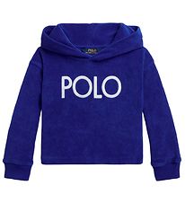 Polo Ralph Lauren Hættetrøje - Cropped - Frotté - Lighthouse - B Polo Ralph Lauren Hættetrøje - Cropped - Frotté - Lighthouse - B