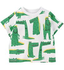 Stella McCartney Kids T-shirt - Hvid m. Krokodiller
