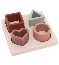 Petit Monkey Puslespil - Shape - Heart - 4 Brikker