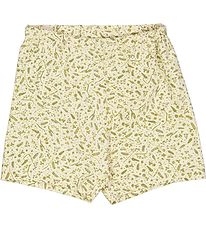 Wheat Shorts - Bjrn - Green Grasses And Seeds