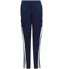 adidas Performance Trningsbukser - SQ21 - Navy m. Hvid