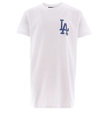 New Era T-Shirt - Hvid - Los Angeles Dodgers