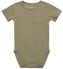 Petit by Sofie Schnoor Body k/ - Rib - Dusty Green