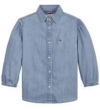 Tommy Hilfiger Skjorte - Light Blue Cloth