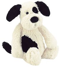 Jellycat Bamse - Medium - 31x12 cm - Bashful Black & Cream Puppy