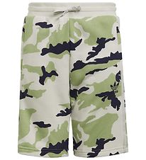 adidas Originals Shorts - Camo - Grey/Lime/Navy