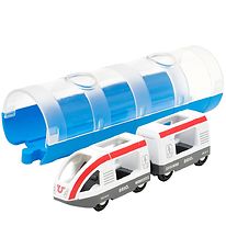 BRIO World Passagertog m. Tunnel - Hvid/Blå 33890
