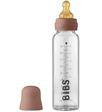 Bibs Sutteflaske - Glas - 225 ml - Naturgummi - Woodchuck