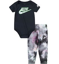 Nike Bukser/Body k/ - Tie Dye - Sort