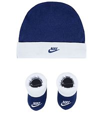 Nike Sæt - Hue/Strømper - Futura - Blue Void