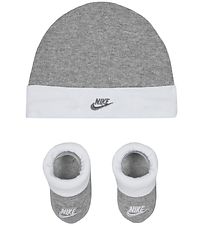 Nike Sæt - Hue/Strømper - Futura - Dark Grey Heather