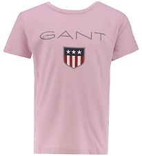 GANT T-Shirt - Shield - Winsome Orchid