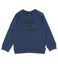 Hummel Sweatshirt - hmlSteen - Ensign Blue m. Logo