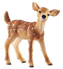 Schleich Wild Life - H: 5 cm - Hvidhalet Kalv 14820