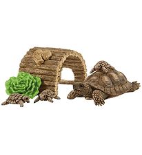 Schleich Wild Life - H: 2 cm - Skildpaddens Hjem 42506