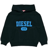 Diesel Hættetrøje - SMuster - Black