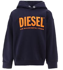 Diesel Hættetrøje - SDivision Logo - Navy