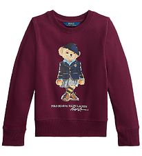 Polo Ralph Lauren Sweatshirt - Andover - Bordeaux m. Bamse