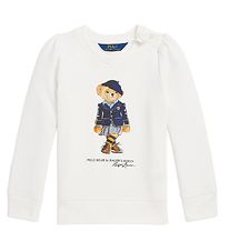 Polo Ralph Lauren Sweatshirt - Andover - Deckwash White m. Bamse