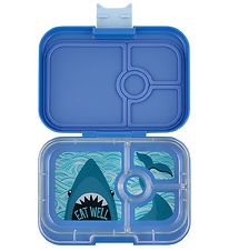 Yumbox Madkasse m. 4 Rum - Bento Panino - True Blue Shark