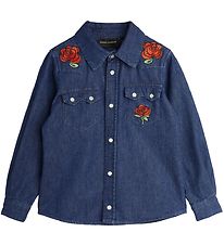 Mini Rodini Skjorte - Lw Denim - Blue