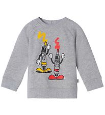 Stella McCartney Kids Sweatshirt - Painting Tubes - Gråmeleret