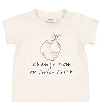 MarMar T-shirt - Charity - Off White m. Print
